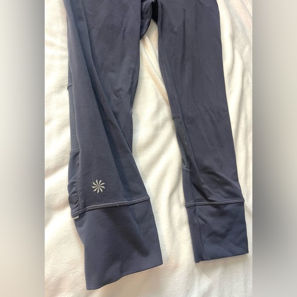 Athleta Gray and Orange Women’s Athletic Workout Exercise Capri Leggings Size XS - Picture 4 of 14